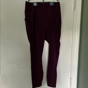 Women's Purple High-Waisted Pants